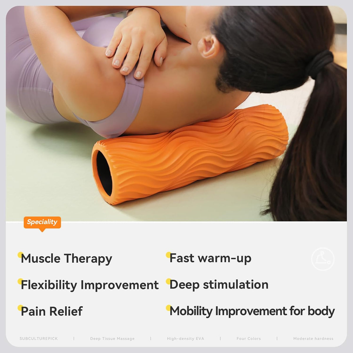 Foam Roller for Back Pain & Stretching