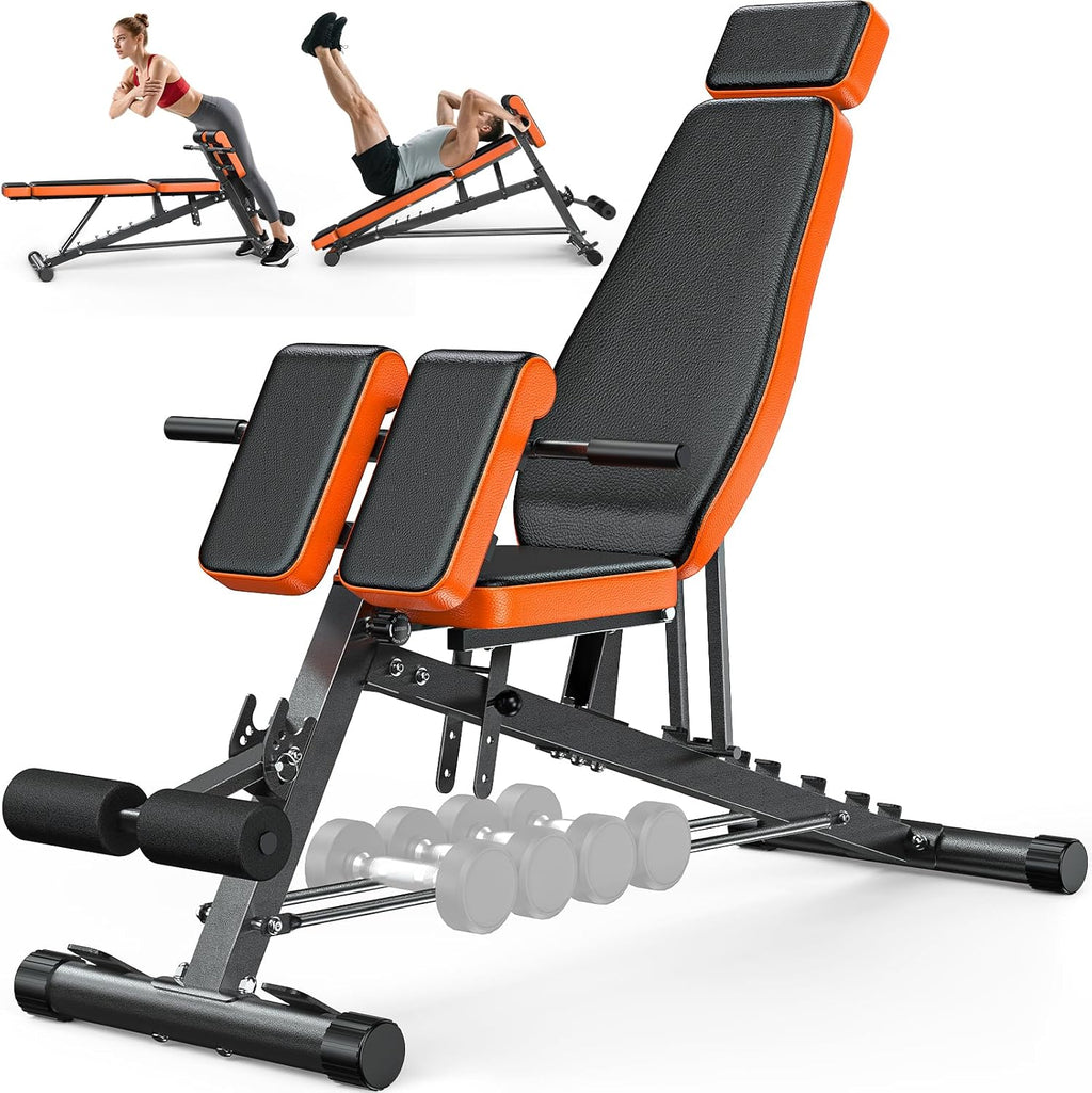 1000LBS Adjustable Roman Chair Bench
